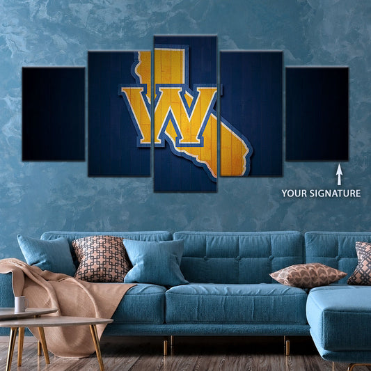 Basketball Canvas Wall Art - BK5058 - Golden State Warriors Sports