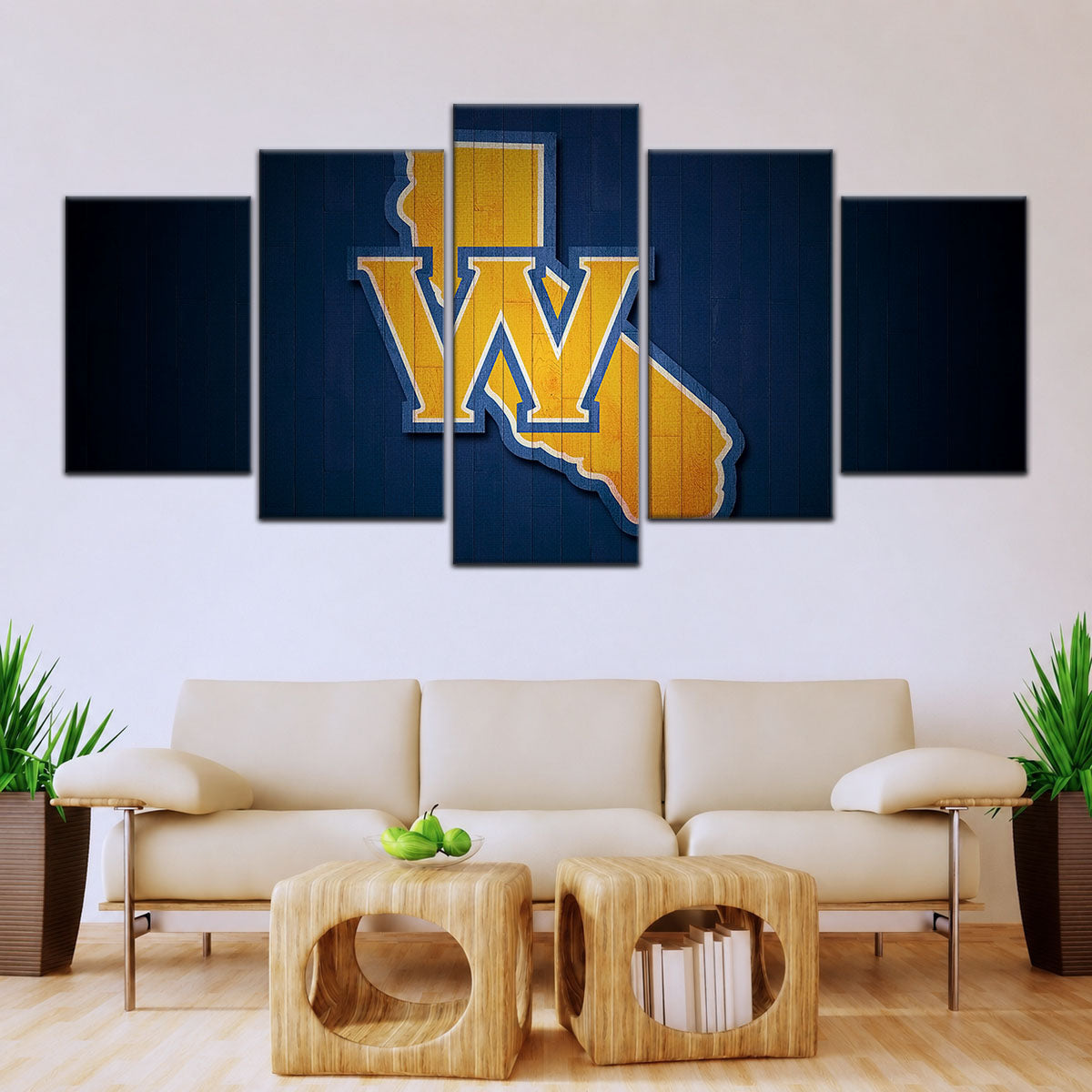 Basketball Canvas Wall Art - BK5058 - Golden State Warriors Sports