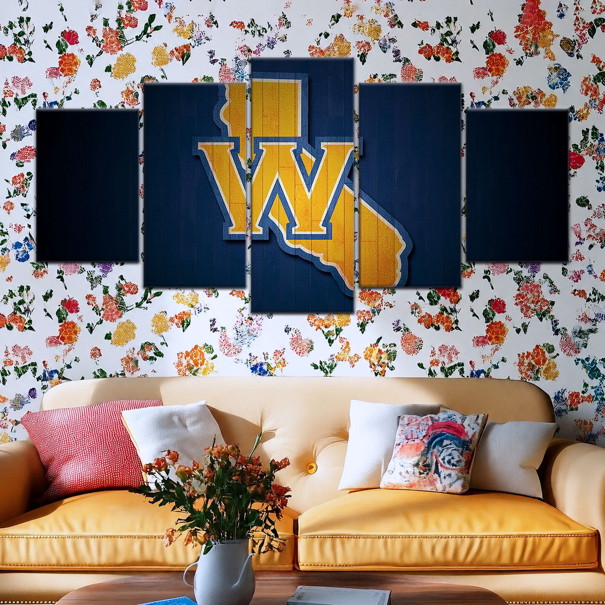 Basketball Canvas Wall Art - BK5058 - Golden State Warriors Sports
