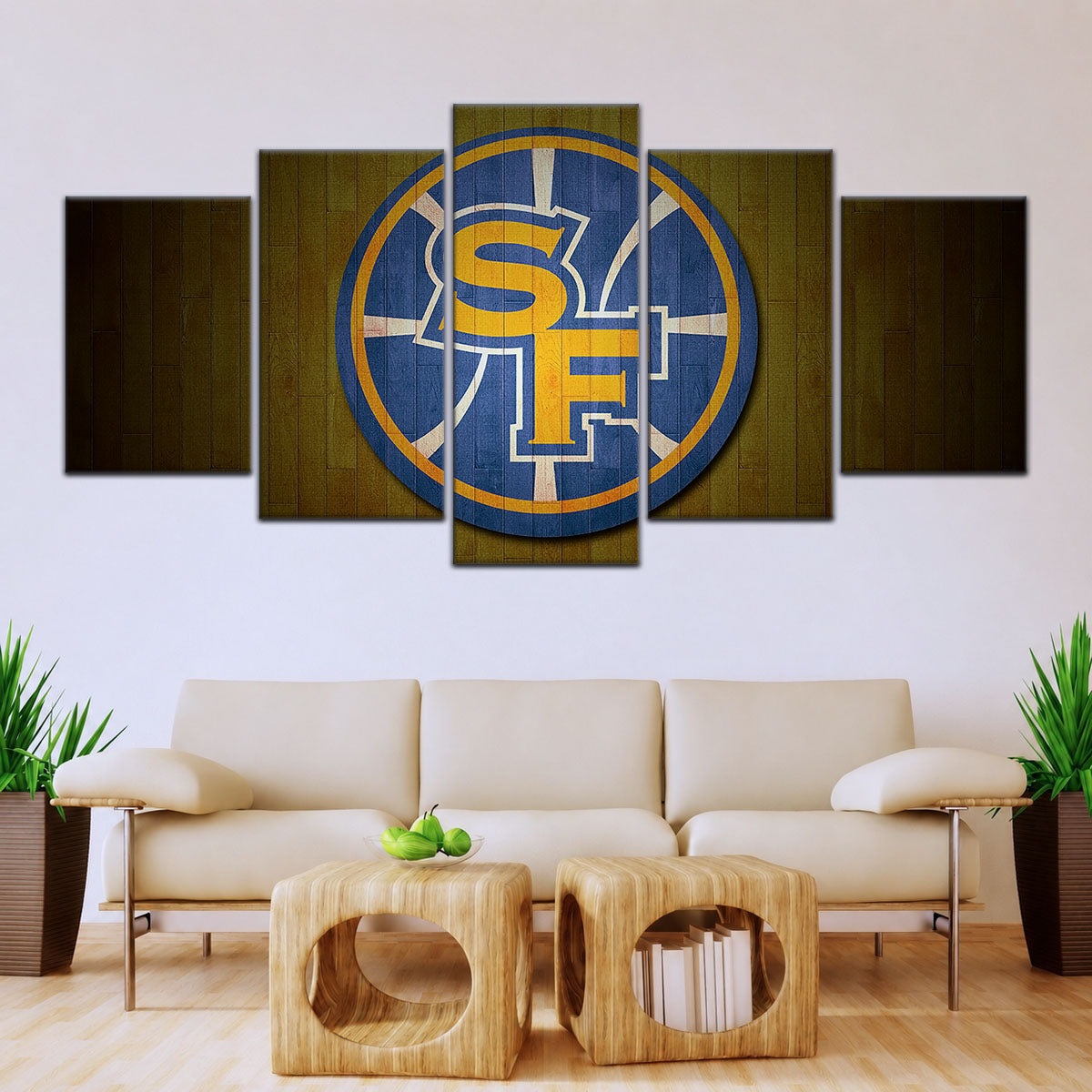 Basketball Canvas Wall Art - BK5059 - Golden State Warriors Sports