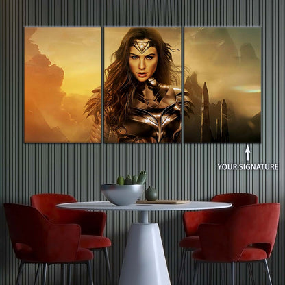 DC Wall Art - DCEU5004 - Wonder Woman - DC Comics Heroine - DC Extended Universe Poster - DC Extended Universe Canvas