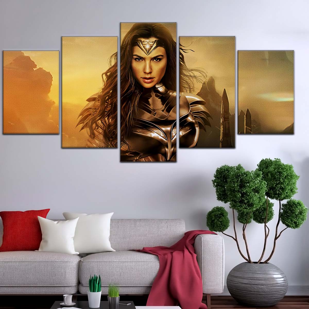 DC Wall Art - DCEU5004 - Wonder Woman - DC Comics Heroine - DC Extended Universe Poster - DC Extended Universe Canvas