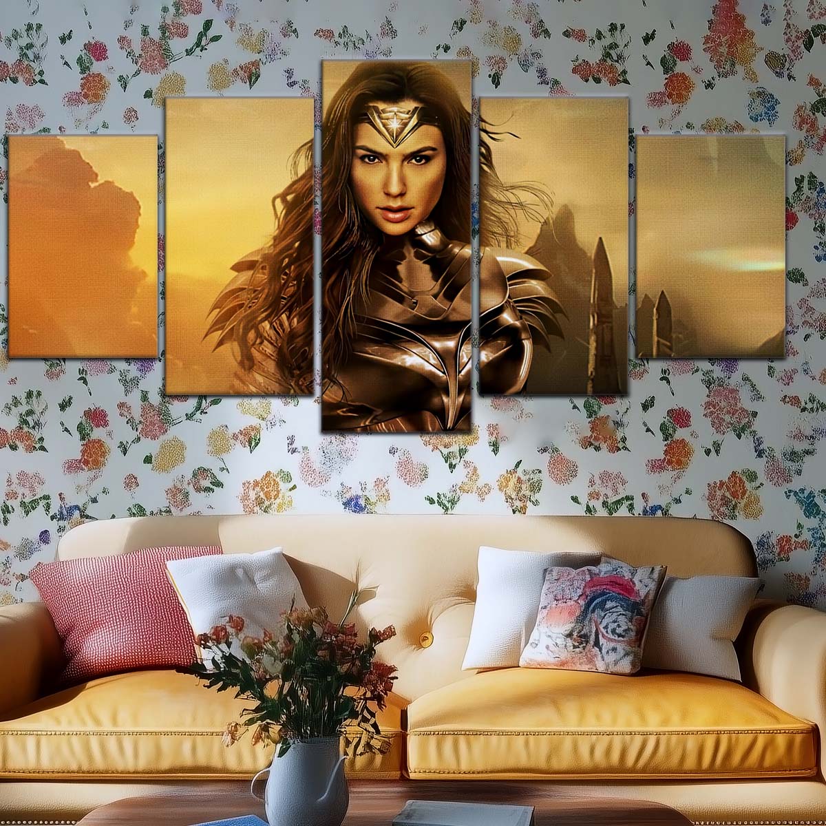 DC Wall Art - DCEU5004 - Wonder Woman - DC Comics Heroine - DC Extended Universe Poster - DC Extended Universe Canvas