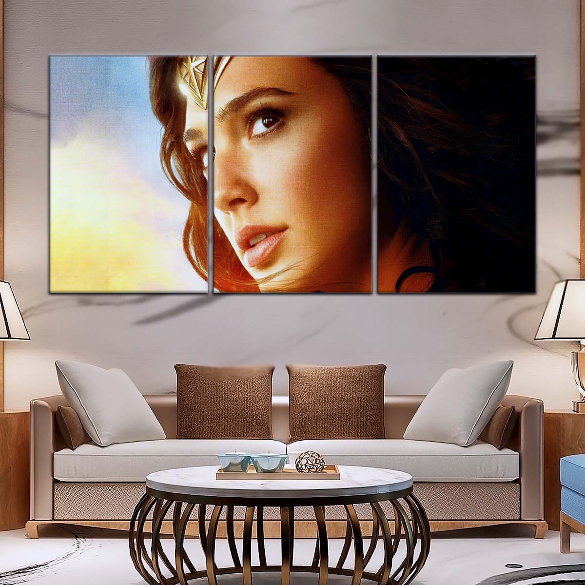 DC Wall Art - DCEU5005 - Wonder Woman - DC Comics Heroine - DC Extended Universe Poster - DC Extended Universe Canvas