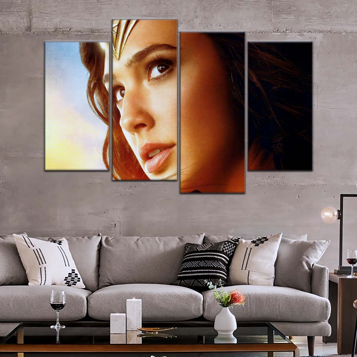 DC Wall Art - DCEU5005 - Wonder Woman - DC Comics Heroine - DC Extended Universe Poster - DC Extended Universe Canvas