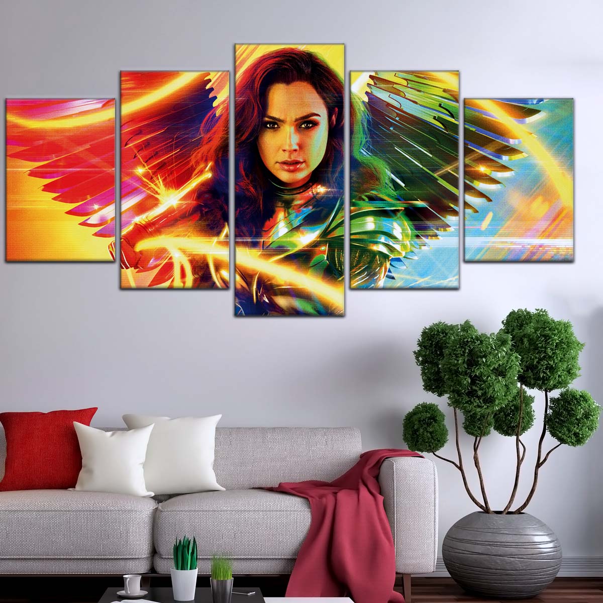 DC Wall Art - DCEU5007 - Wonder Woman - DC Comics Heroine - DC Extended Universe Poster - DC Extended Universe Canvas