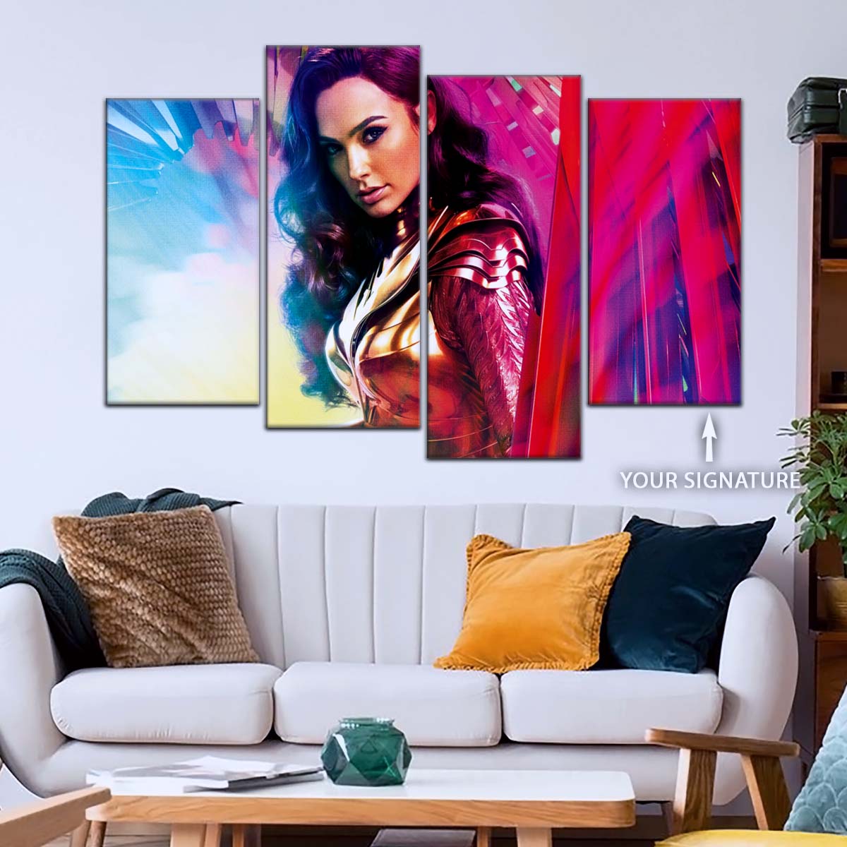 DC Wall Art - DCEU5008 - Wonder Woman - DC Comics Heroine - DC Extended Universe Poster - DC Extended Universe Canvas