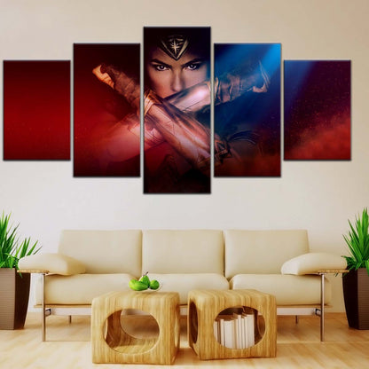 DC Wall Art - DCEU5009 - Wonder Woman - DC Comics Heroine - DC Extended Universe Poster - DC Extended Universe Canvas