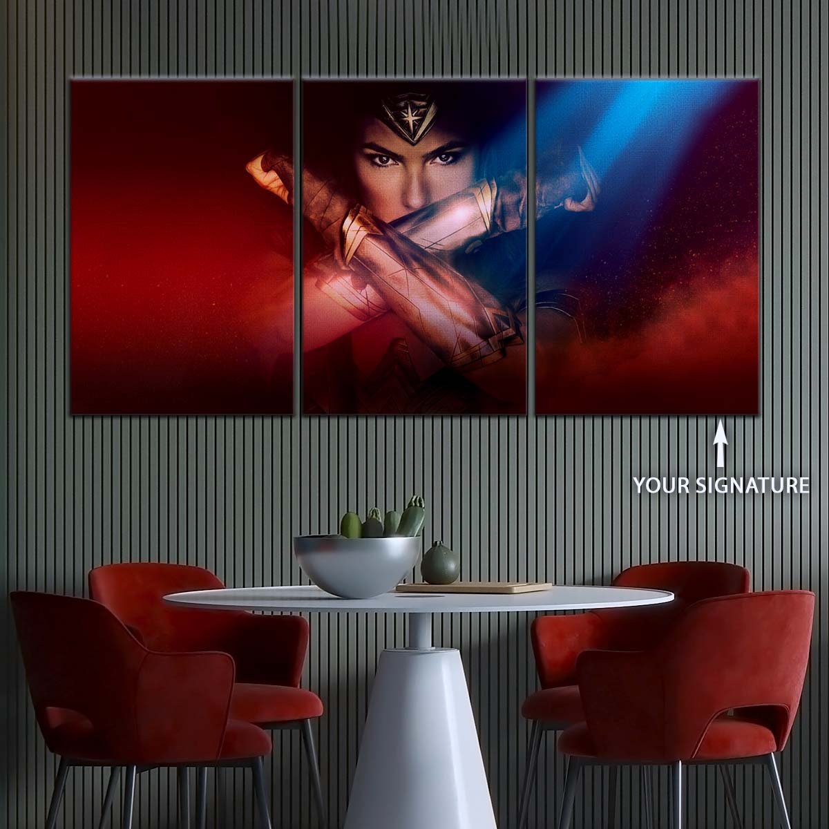 DC Wall Art - DCEU5009 - Wonder Woman - DC Comics Heroine - DC Extended Universe Poster - DC Extended Universe Canvas