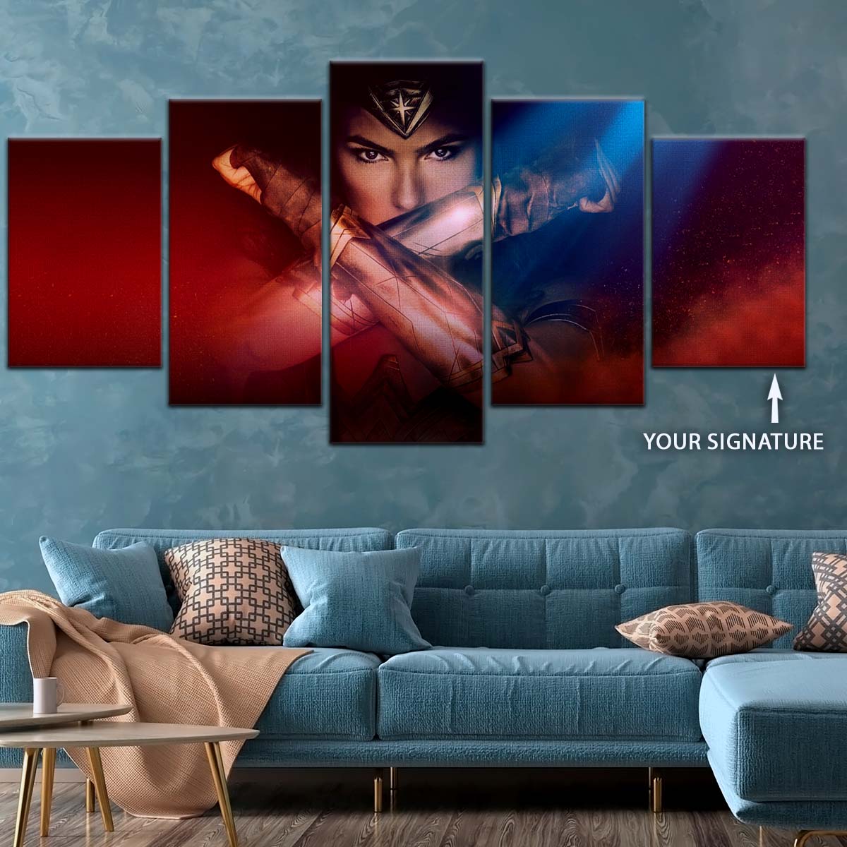 DC Wall Art - DCEU5009 - Wonder Woman - DC Comics Heroine - DC Extended Universe Poster - DC Extended Universe Canvas