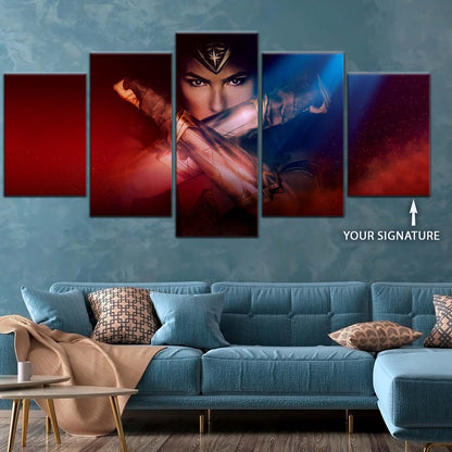 DC Wall Art - DCEU5009 - Wonder Woman - DC Comics Heroine - DC Extended Universe Poster - DC Extended Universe Canvas