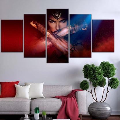 DC Wall Art - DCEU5009 - Wonder Woman - DC Comics Heroine - DC Extended Universe Poster - DC Extended Universe Canvas