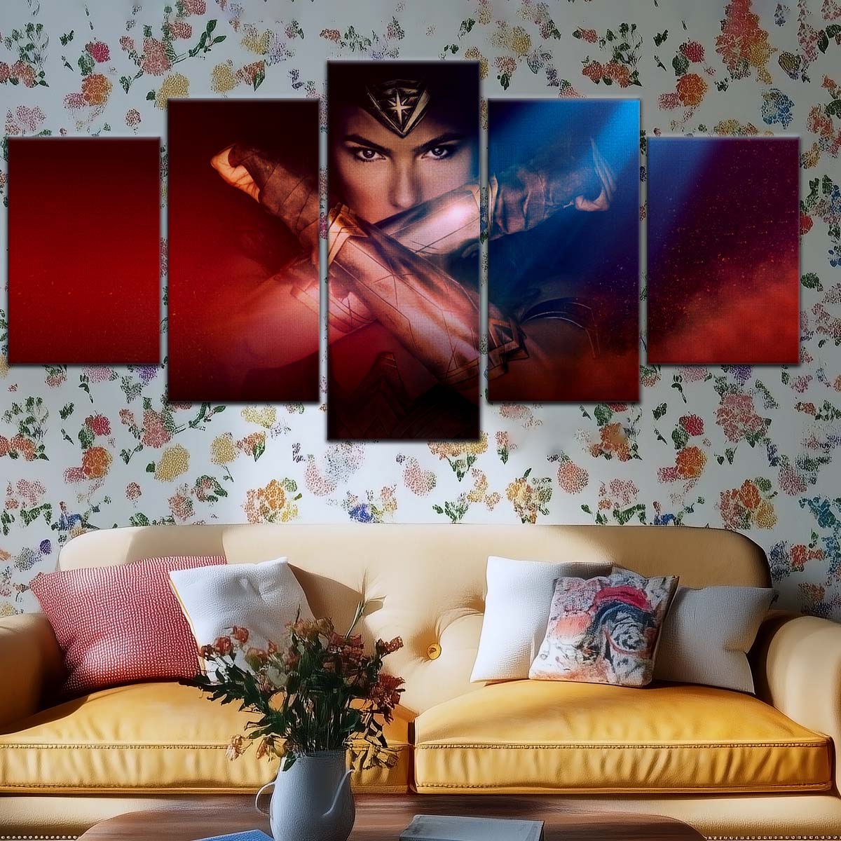 DC Wall Art - DCEU5009 - Wonder Woman - DC Comics Heroine - DC Extended Universe Poster - DC Extended Universe Canvas