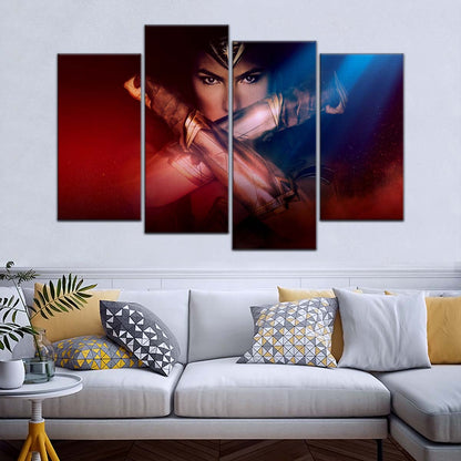 DC Wall Art - DCEU5009 - Wonder Woman - DC Comics Heroine - DC Extended Universe Poster - DC Extended Universe Canvas