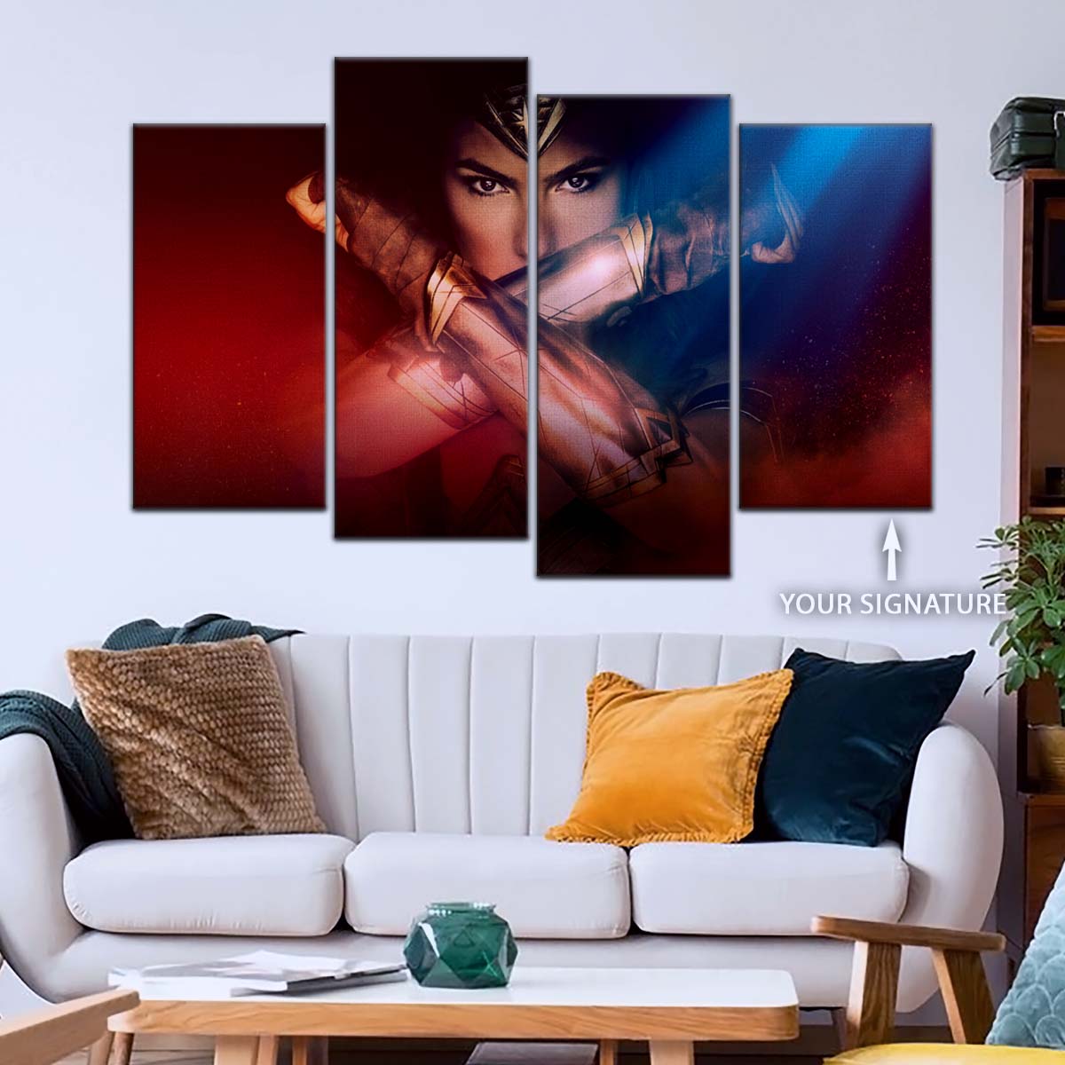 DC Wall Art - DCEU5009 - Wonder Woman - DC Comics Heroine - DC Extended Universe Poster - DC Extended Universe Canvas