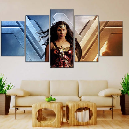 DC Wall Art - DCEU5010 - Wonder Woman - DC Comics Heroine - DC Extended Universe Poster - DC Extended Universe Canvas