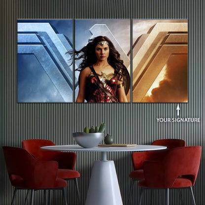 DC Wall Art - DCEU5010 - Wonder Woman - DC Comics Heroine - DC Extended Universe Poster - DC Extended Universe Canvas