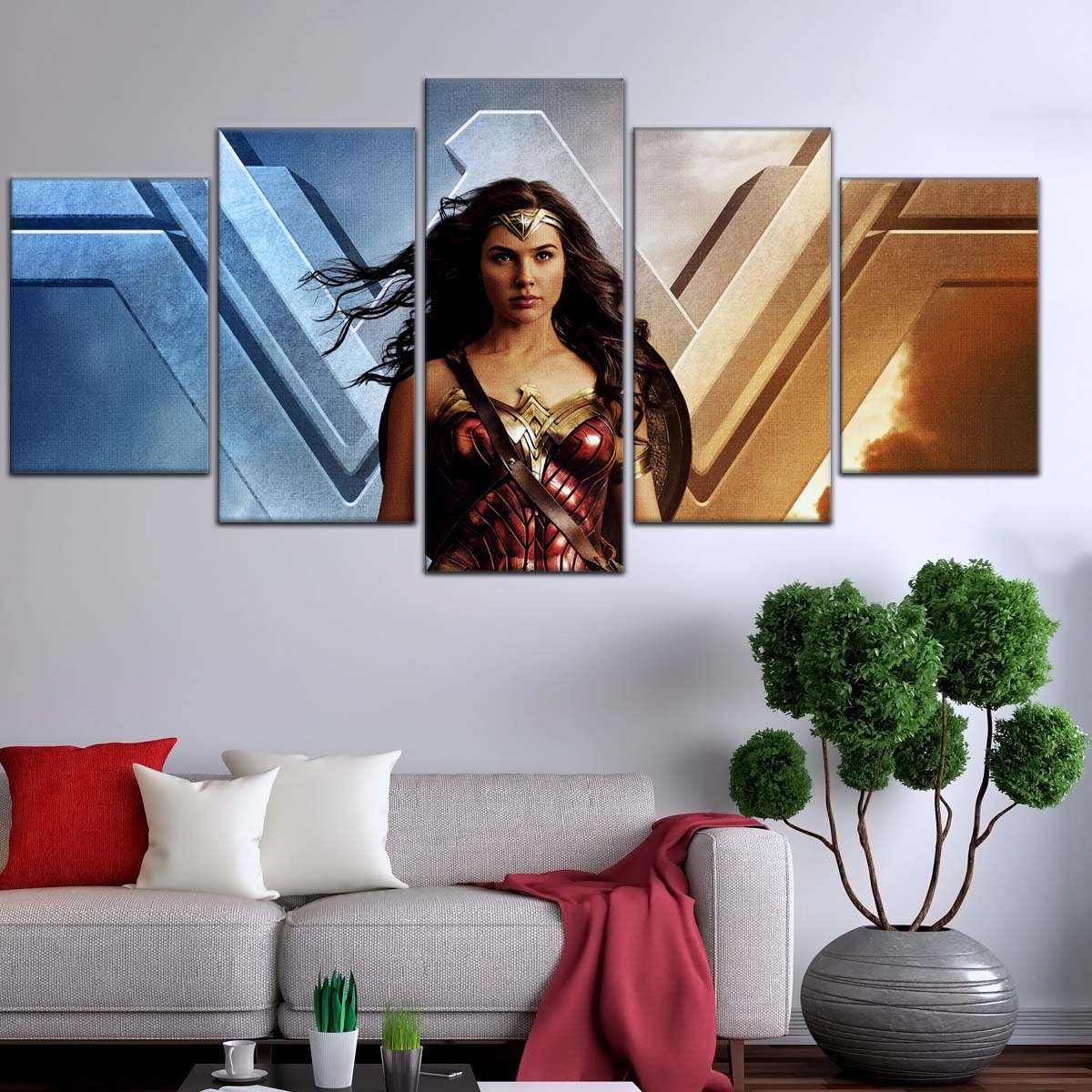 DC Wall Art - DCEU5010 - Wonder Woman - DC Comics Heroine - DC Extended Universe Poster - DC Extended Universe Canvas