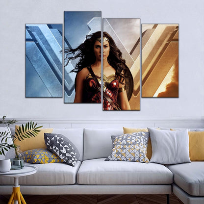 DC Wall Art - DCEU5010 - Wonder Woman - DC Comics Heroine - DC Extended Universe Poster - DC Extended Universe Canvas