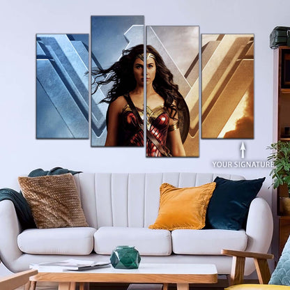 DC Wall Art - DCEU5010 - Wonder Woman - DC Comics Heroine - DC Extended Universe Poster - DC Extended Universe Canvas