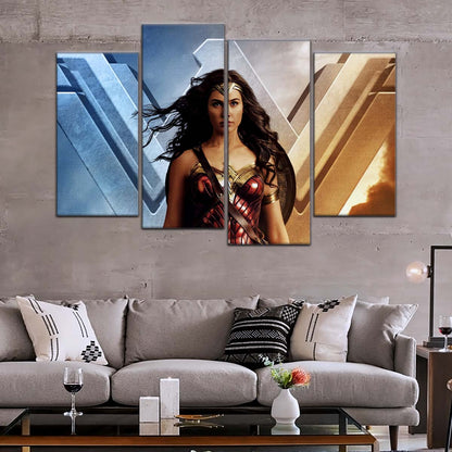 DC Wall Art - DCEU5010 - Wonder Woman - DC Comics Heroine - DC Extended Universe Poster - DC Extended Universe Canvas