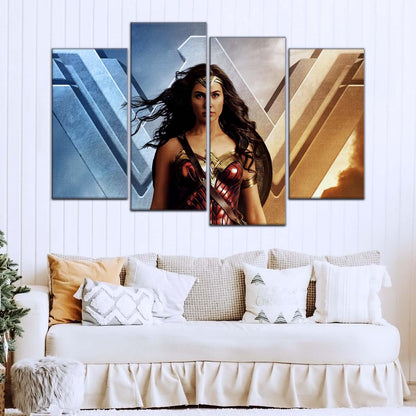 DC Wall Art - DCEU5010 - Wonder Woman - DC Comics Heroine - DC Extended Universe Poster - DC Extended Universe Canvas