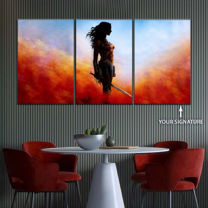 DC Wall Art - DCEU5011 - Wonder Woman - DC Comics Heroine - DC Extended Universe Poster - DC Extended Universe Canvas