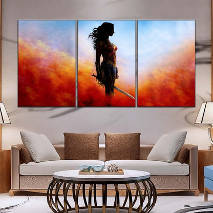 DC Wall Art - DCEU5011 - Wonder Woman - DC Comics Heroine - DC Extended Universe Poster - DC Extended Universe Canvas