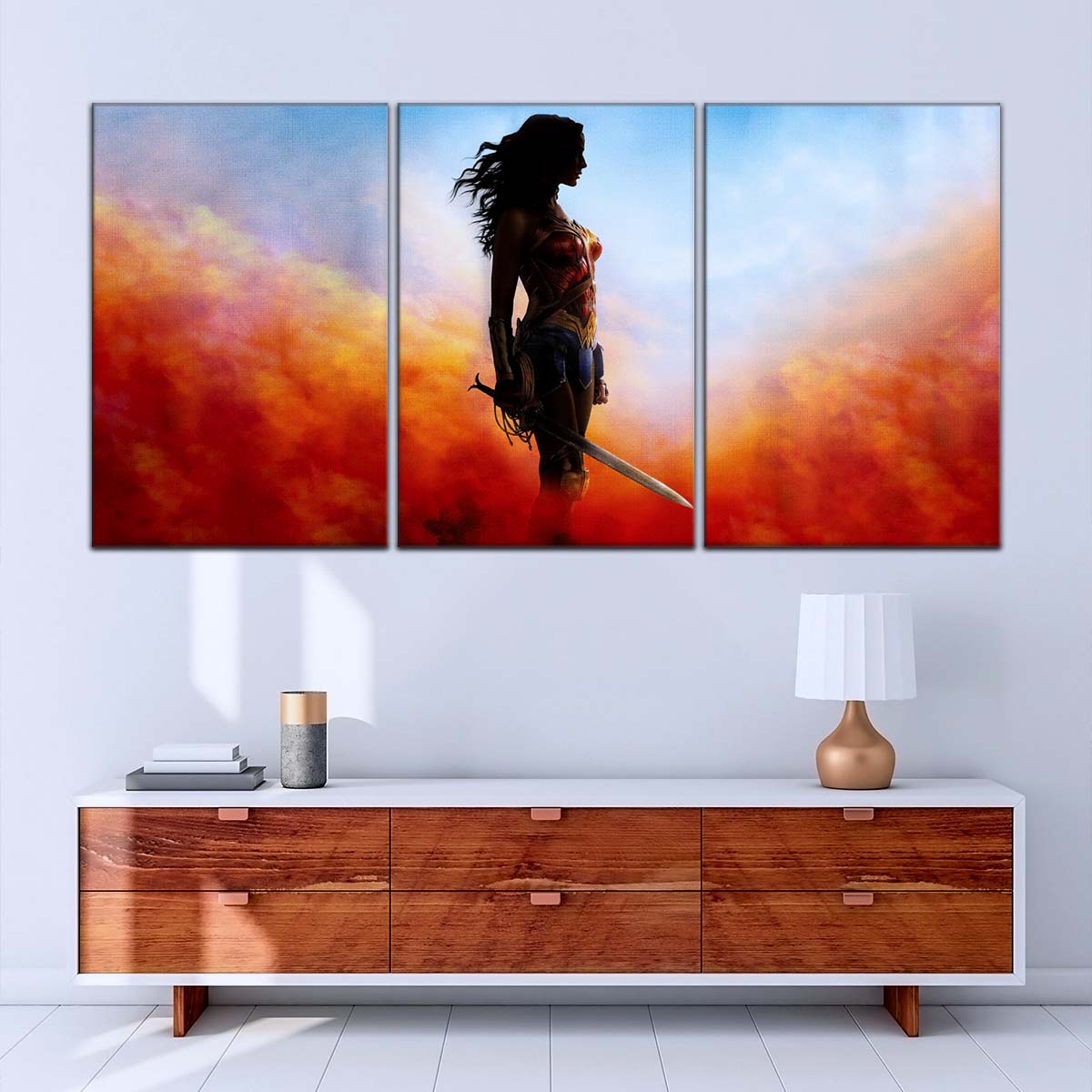 DC Wall Art - DCEU5011 - Wonder Woman - DC Comics Heroine - DC Extended Universe Poster - DC Extended Universe Canvas