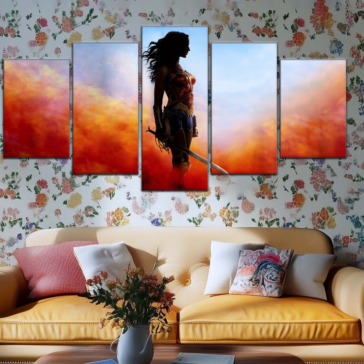 DC Wall Art - DCEU5011 - Wonder Woman - DC Comics Heroine - DC Extended Universe Poster - DC Extended Universe Canvas