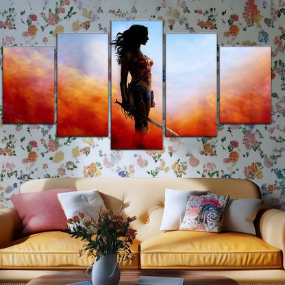 DC Wall Art - DCEU5011 - Wonder Woman - DC Comics Heroine - DC Extended Universe Poster - DC Extended Universe Canvas