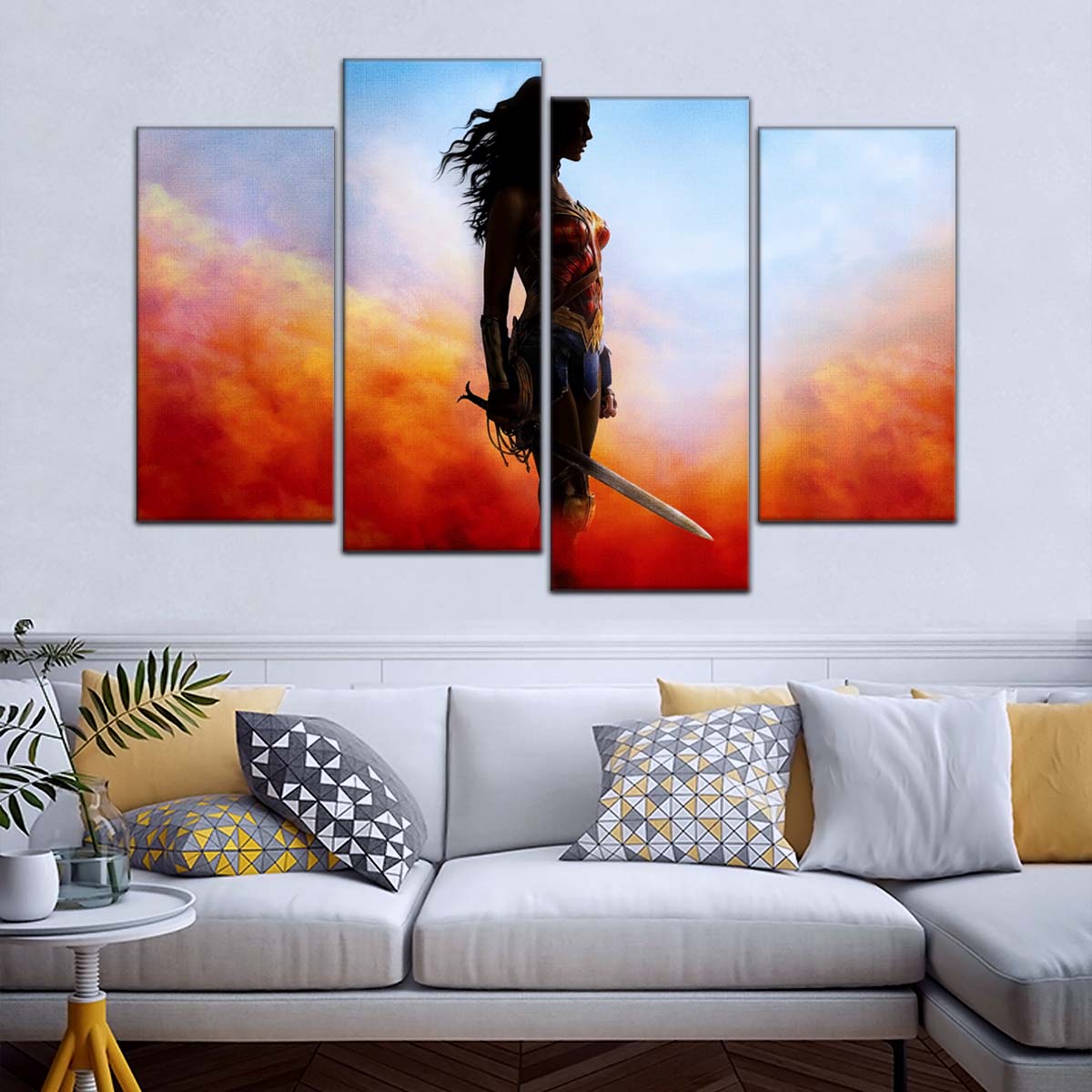 DC Wall Art - DCEU5011 - Wonder Woman - DC Comics Heroine - DC Extended Universe Poster - DC Extended Universe Canvas