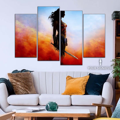 DC Wall Art - DCEU5011 - Wonder Woman - DC Comics Heroine - DC Extended Universe Poster - DC Extended Universe Canvas