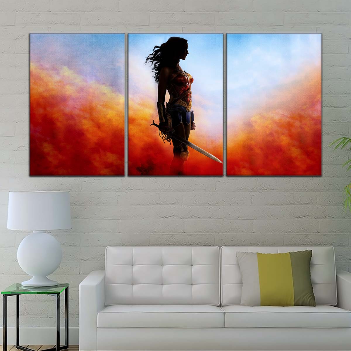 DC Wall Art - DCEU5011 - Wonder Woman - DC Comics Heroine - DC Extended Universe Poster - DC Extended Universe Canvas
