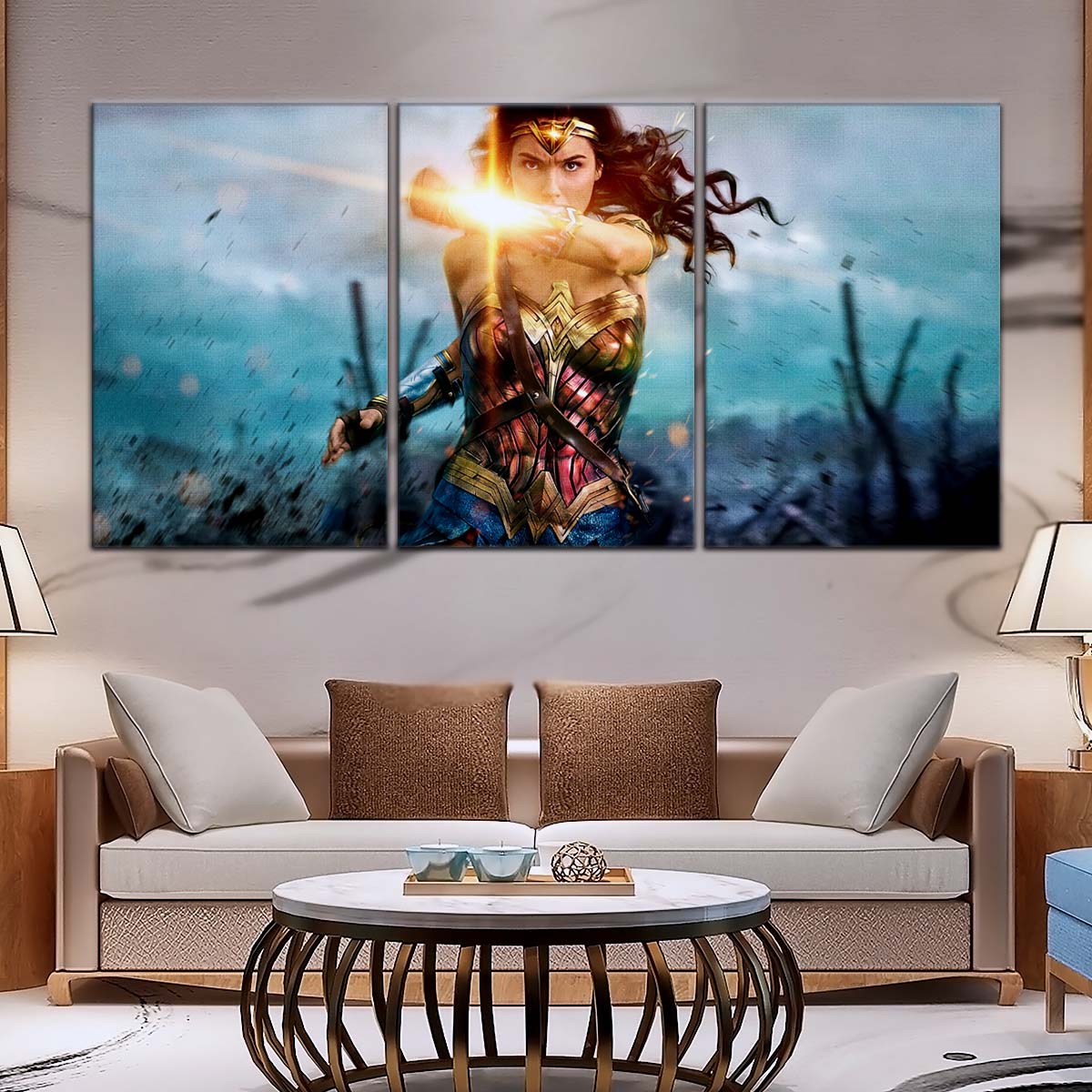 DC Wall Art - DCEU5012 - Wonder Woman - DC Comics Heroine - DC Extended Universe Poster - DC Extended Universe Canvas