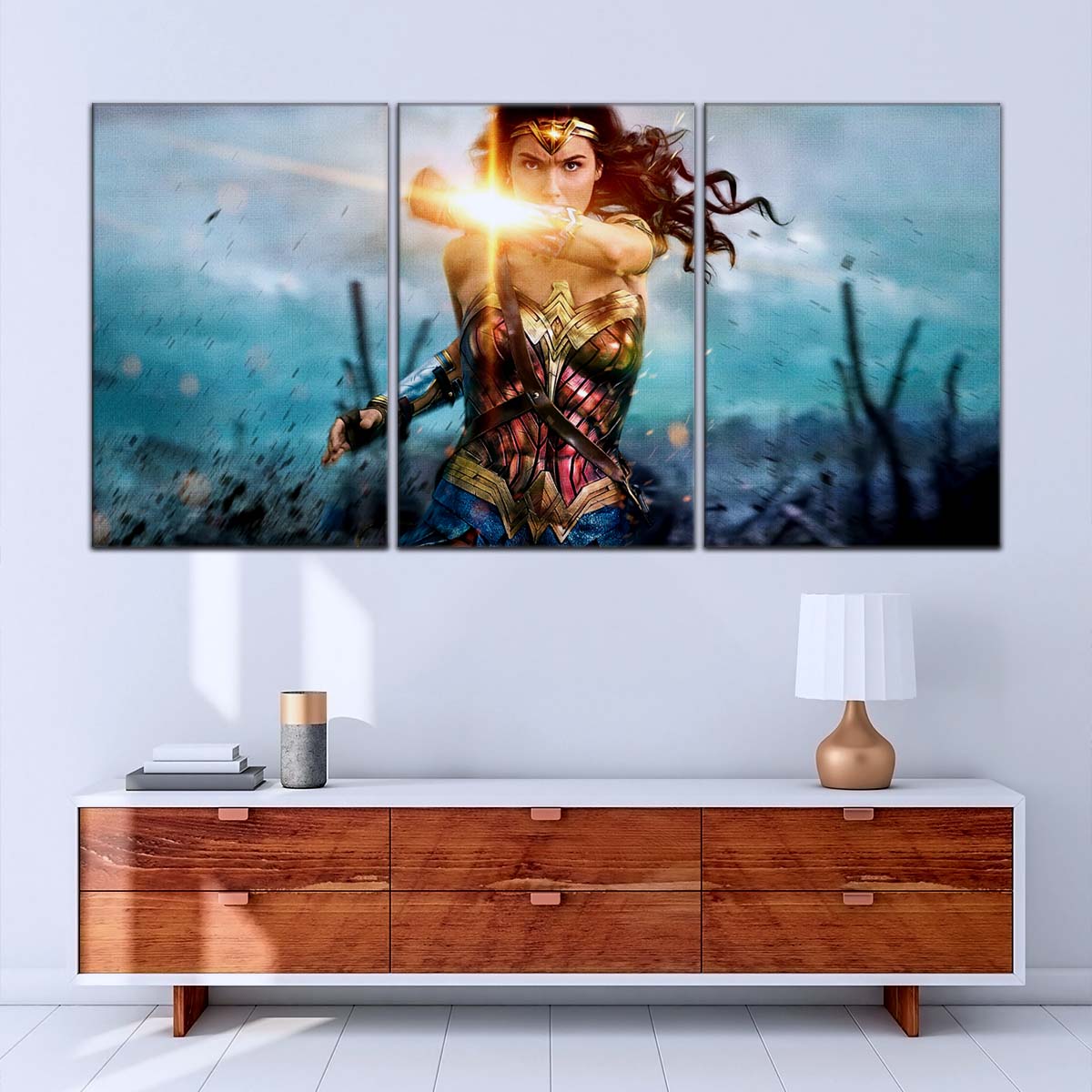 DC Wall Art - DCEU5012 - Wonder Woman - DC Comics Heroine - DC Extended Universe Poster - DC Extended Universe Canvas