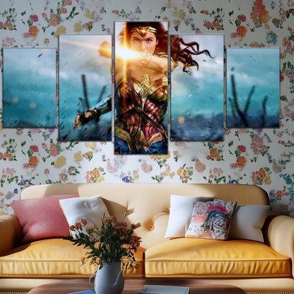 DC Wall Art - DCEU5012 - Wonder Woman - DC Comics Heroine - DC Extended Universe Poster - DC Extended Universe Canvas