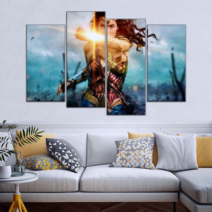 DC Wall Art - DCEU5012 - Wonder Woman - DC Comics Heroine - DC Extended Universe Poster - DC Extended Universe Canvas