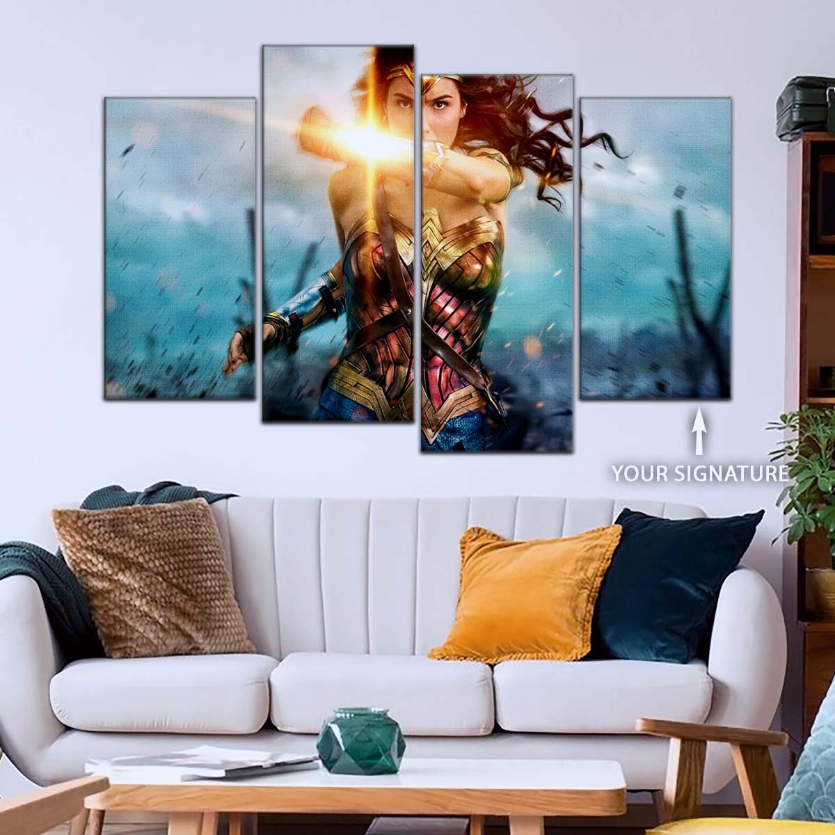 DC Wall Art - DCEU5012 - Wonder Woman - DC Comics Heroine - DC Extended Universe Poster - DC Extended Universe Canvas