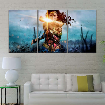 DC Wall Art - DCEU5012 - Wonder Woman - DC Comics Heroine - DC Extended Universe Poster - DC Extended Universe Canvas