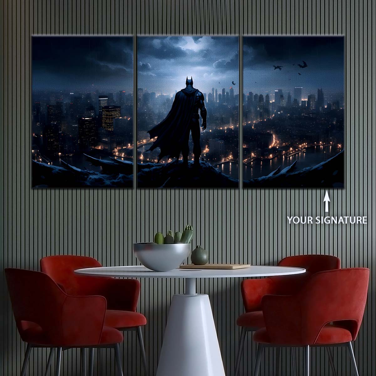 DC Wall Art - DCEU5014 - The Dark Knight - Batman - DC Extended Universe Poster - DC Extended Universe Canvas