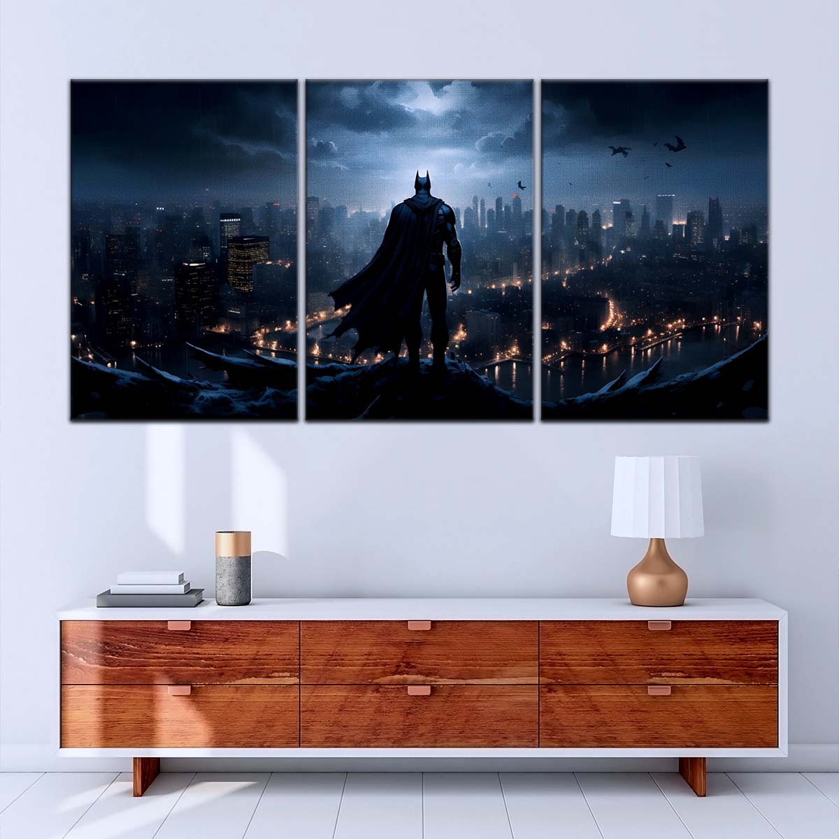 DC Wall Art - DCEU5014 - The Dark Knight - Batman - DC Extended Universe Poster - DC Extended Universe Canvas