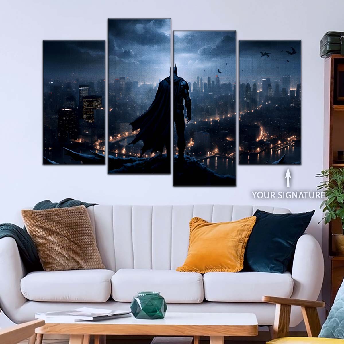 DC Wall Art - DCEU5014 - The Dark Knight - Batman - DC Extended Universe Poster - DC Extended Universe Canvas