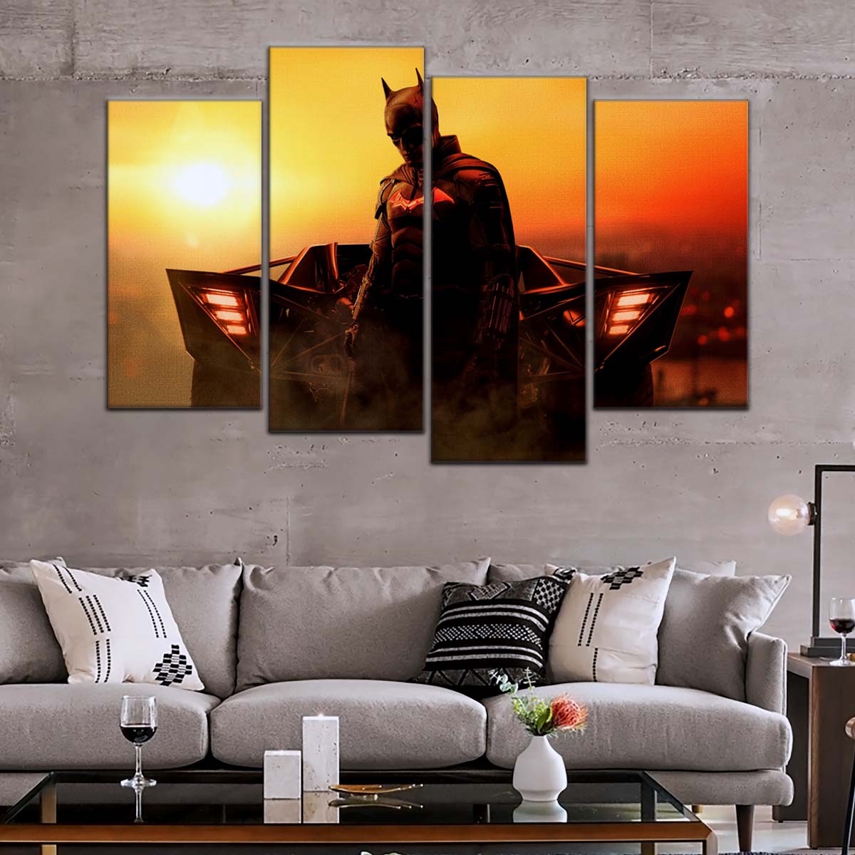DC Wall Art - DCEU5015 - The Batman - DC Comics Movie Masterpiece - DC Extended Universe Poster - DC Extended Universe Canvas