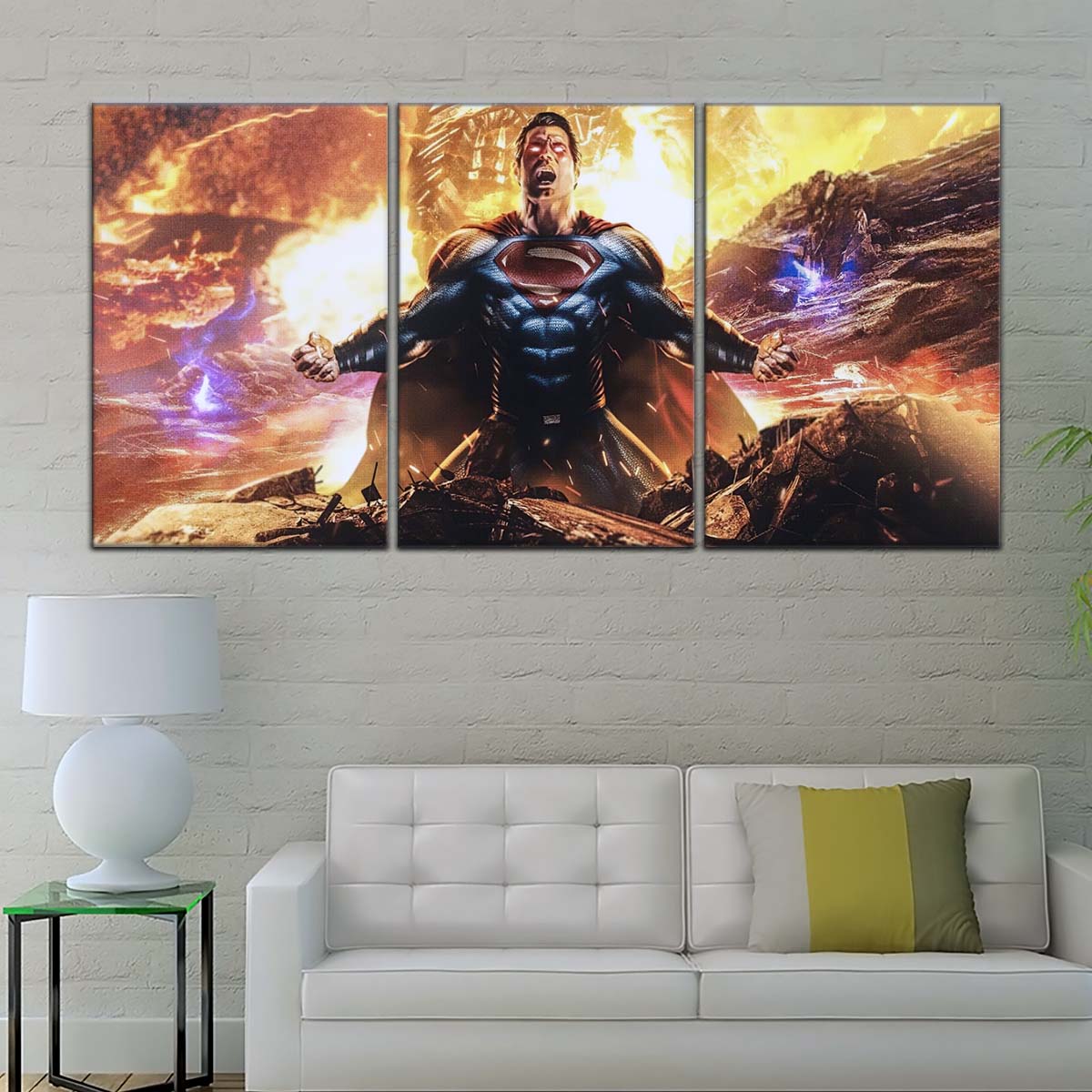 DC Wall Art - DCEU5018 - Superman - Zack Snyder’s Justice League Epic Scene - DC Extended Universe Poster - DC Extended Universe Canvas