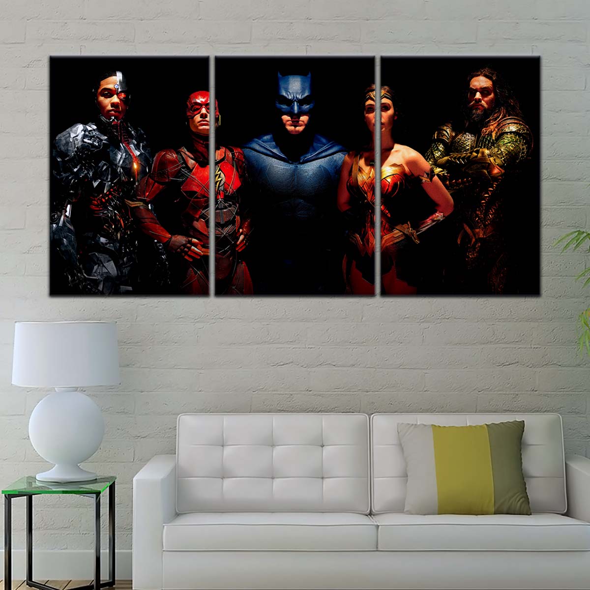DC Wall Art - DCEU5019 - Superman - Batman - Wonder Woman - Aquaman - Flash - Zack Snyder's Justice League Heroes - DC Extended Universe Poster - DC Extended Universe Canvas