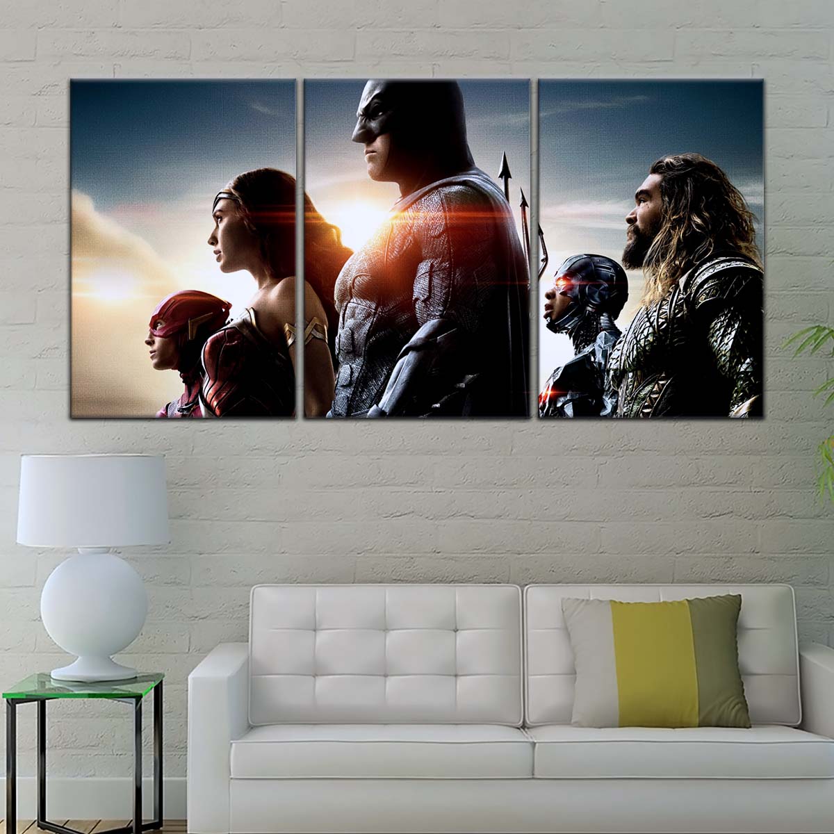 DC Wall Art - DCEU5021 - Superman - Batman - Wonder Woman - Aquaman - Flash - Zack Snyder's Justice League - DC Extended Universe Poster - DC Extended Universe Canvas