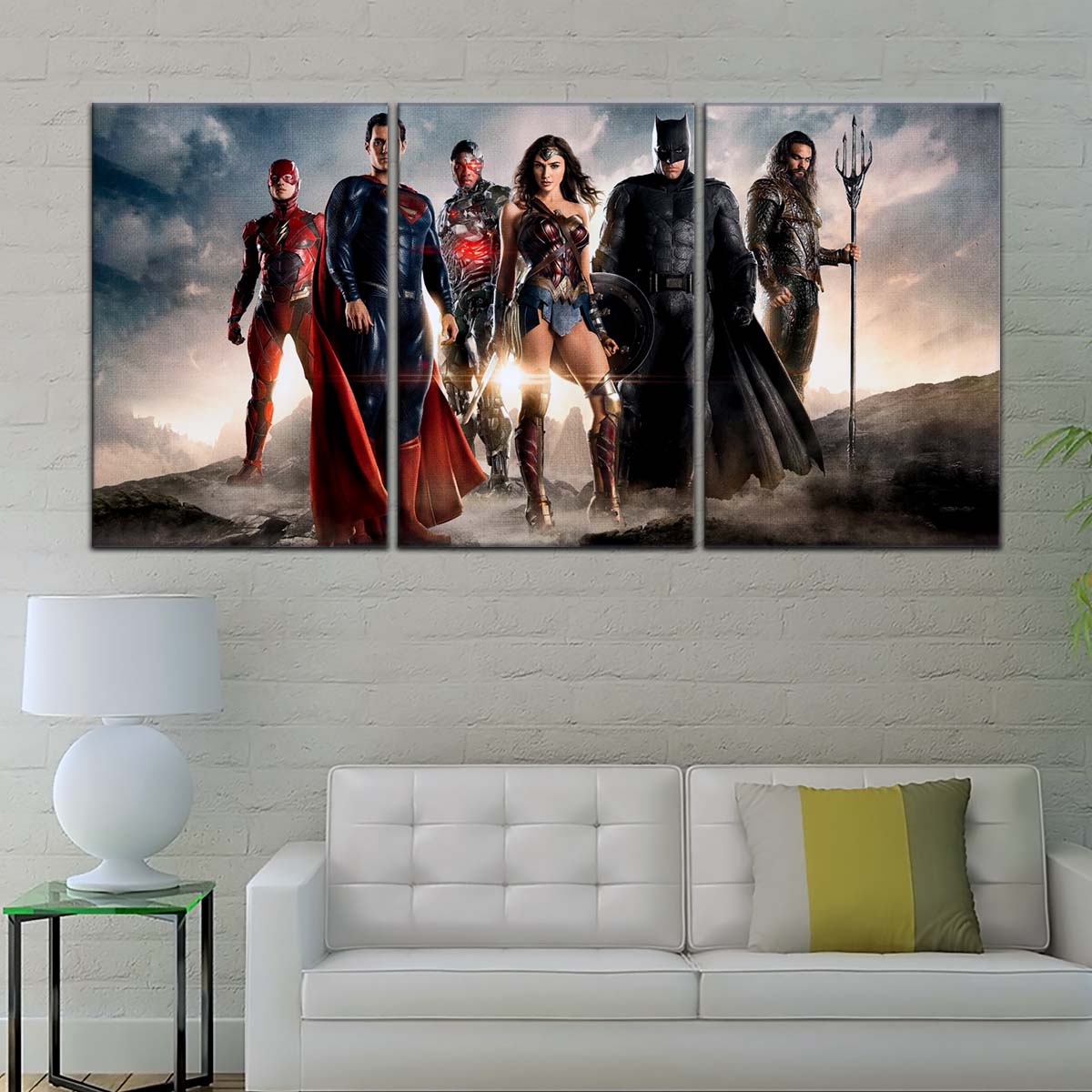 DC Wall Art - DCEU5022 - Superman - Batman - Wonder Woman - Aquaman - Flash - Zack Snyder's Justice League - DC Extended Universe Poster - DC Extended Universe Canvas