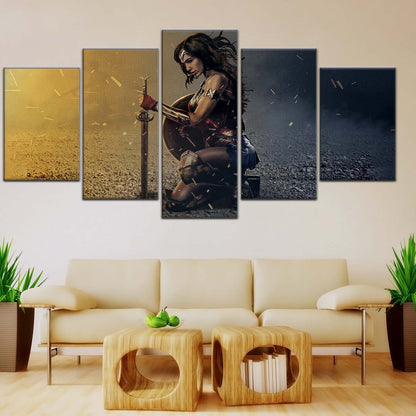 DC Wall Art - DCEU5023 - Wonder Woman - DC Comics Heroine - DC Extended Universe Poster - DC Extended Universe Canvas
