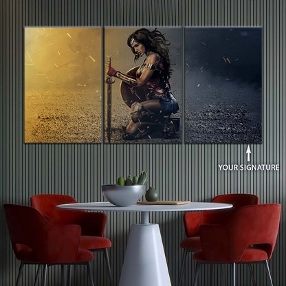 DC Wall Art - DCEU5023 - Wonder Woman - DC Comics Heroine - DC Extended Universe Poster - DC Extended Universe Canvas